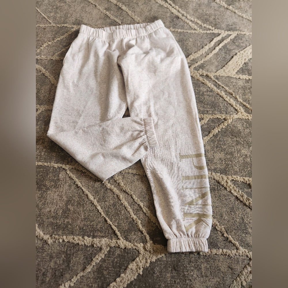 Pink Gray Sweatpants